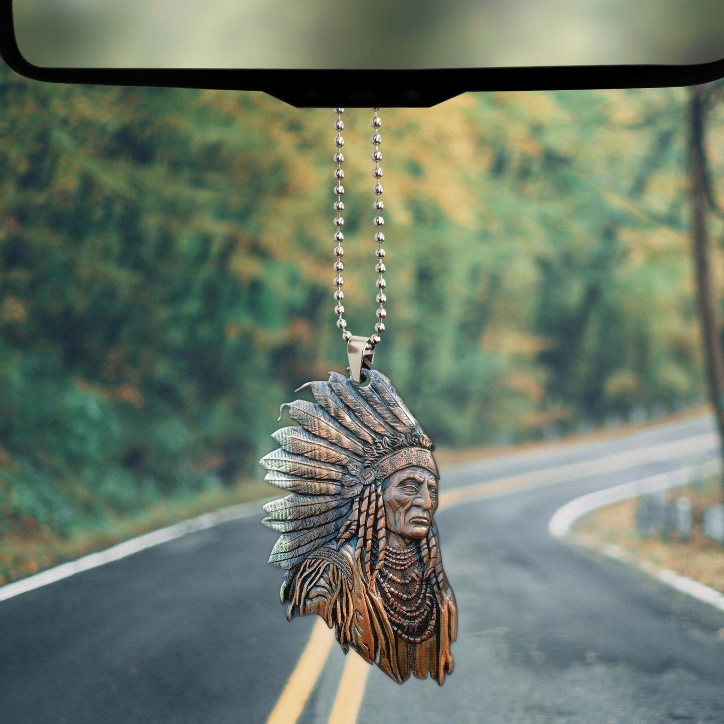 Native American Car Hanging Ornament, Ornament Car For Native American Lovers - Best gifts your whole family