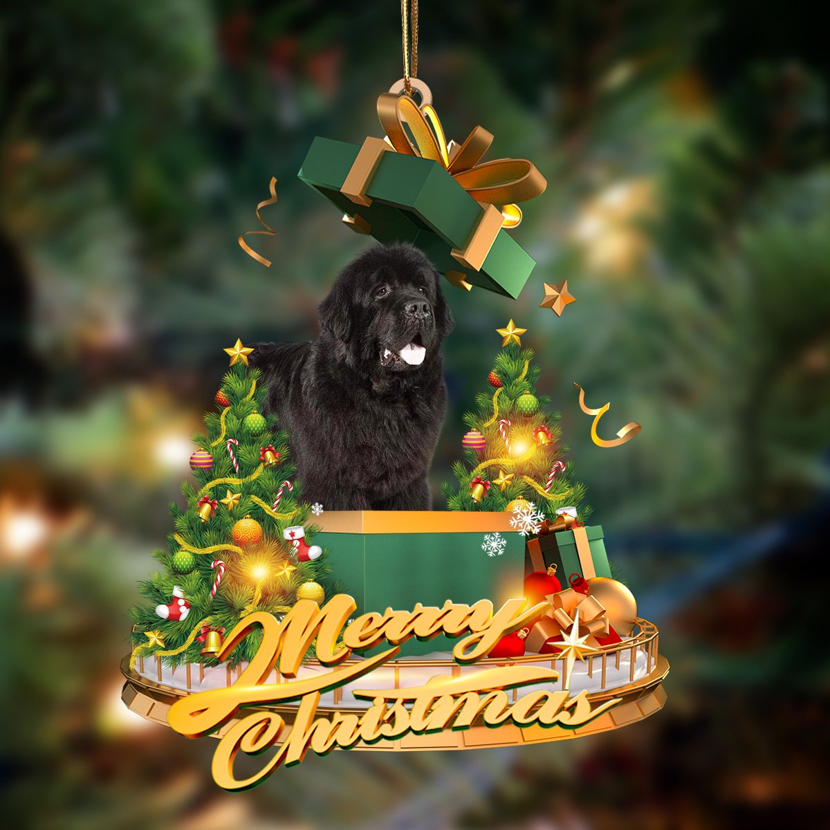 Newfoundland-Christmas Gifts&Dogs Hanging Ornament - Best gifts your whole family