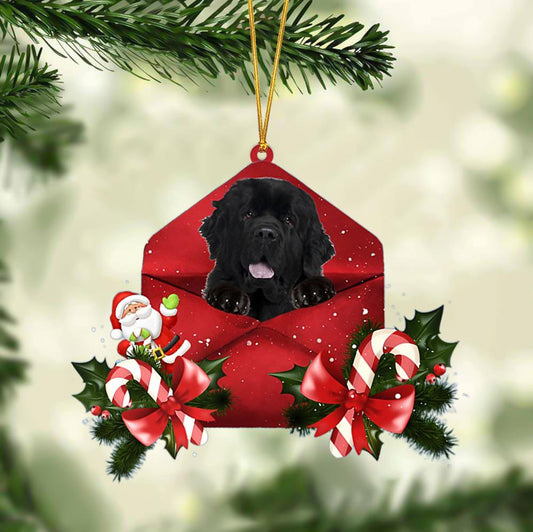Newfoundland Christmas Letter Ornament Dog Christmas Decoration - Best gifts your whole family