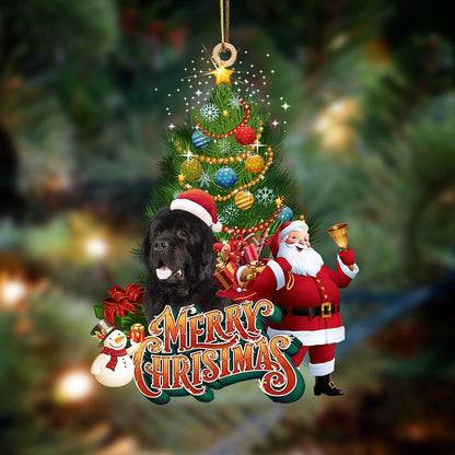 Newfoundland-Christmas Tree&Dog Hanging Ornament - Best gifts your whole family