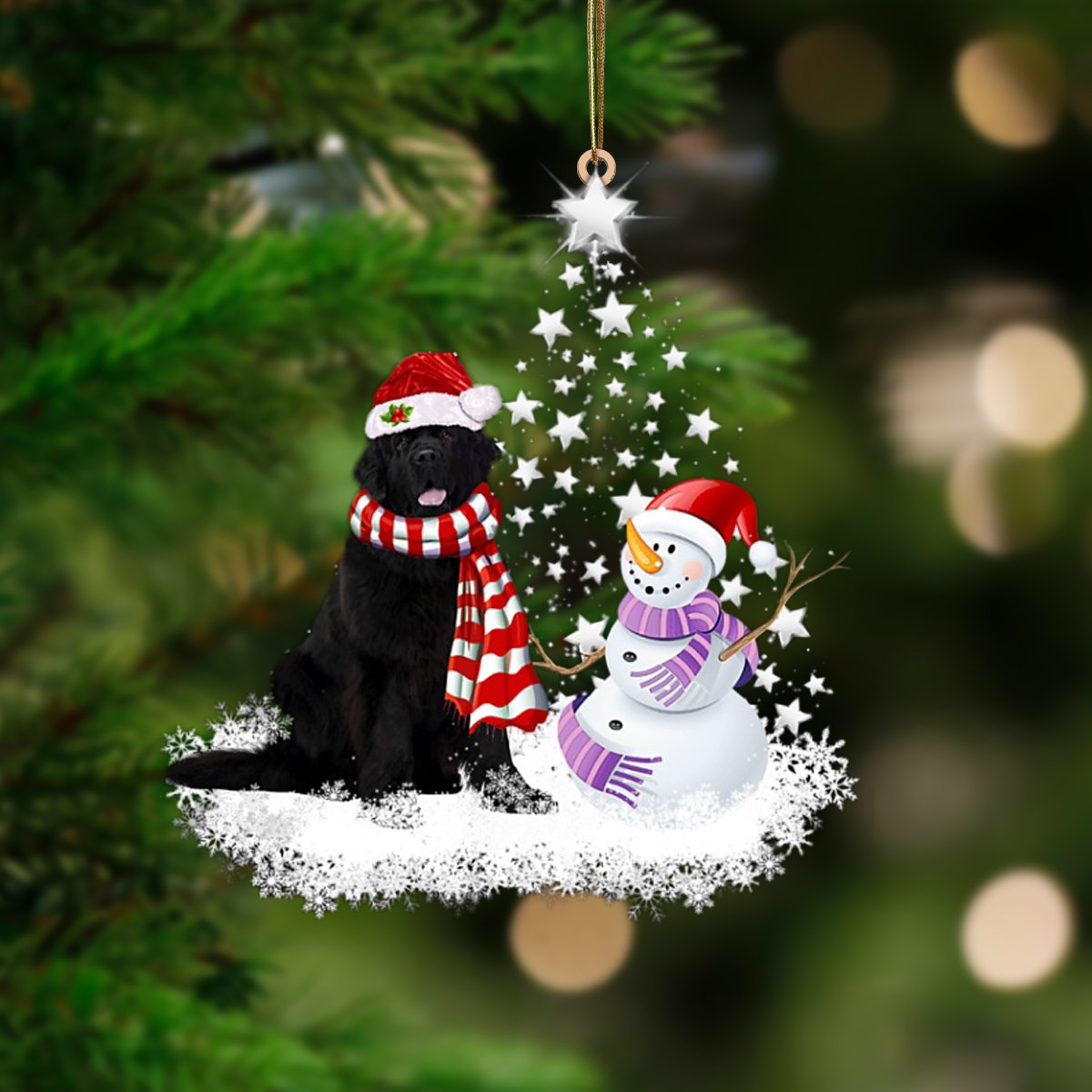 Newfoundland-Star Tree Hanging Ornament - Best gifts your whole family