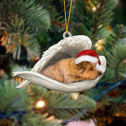 Norfolk Terrier Sleeping Angel Christmas Ornament Godmerc - Best gifts your whole family