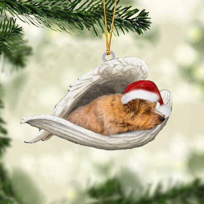 Norfolk Terrier Sleeping Angel Christmas Ornament Godmerc - Best gifts your whole family