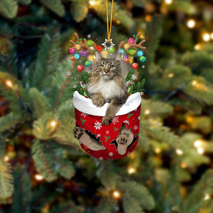 Norwegian Forest In Snow Pocket Christmas Ornament - Best gifts your whole family