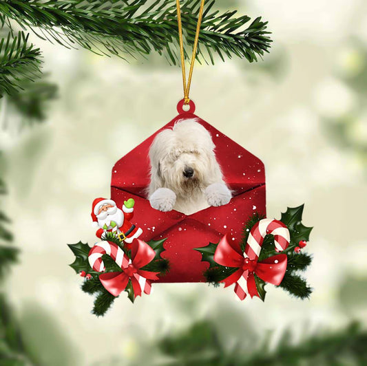 Old English Sheepdog Christmas Letter Ornament Dog Christmas Decoration - Best gifts your whole family