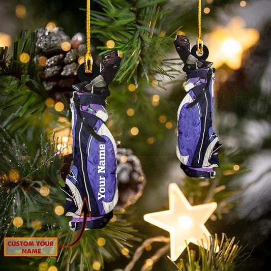 Ornament - Golf - Custom Shaped Flat Ornament - Ornaments Gift, Custom Gofl Ornament, Christmas Deco - Best gifts your whole family