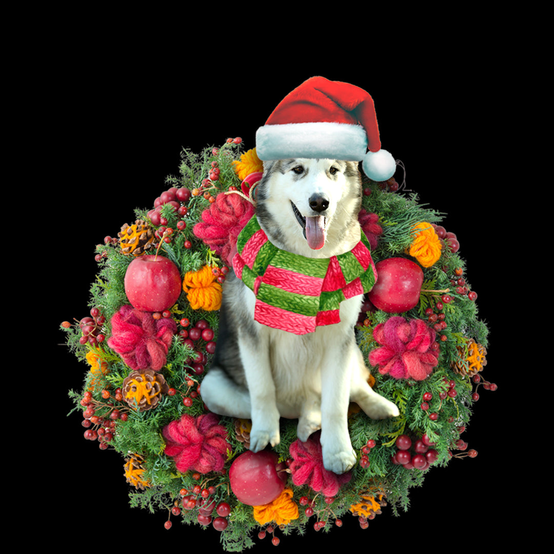 Ornament- Alaskan Malamute Christmas Ornament, Happy Christmas Ornament, Car Ornament - Best gifts your whole family