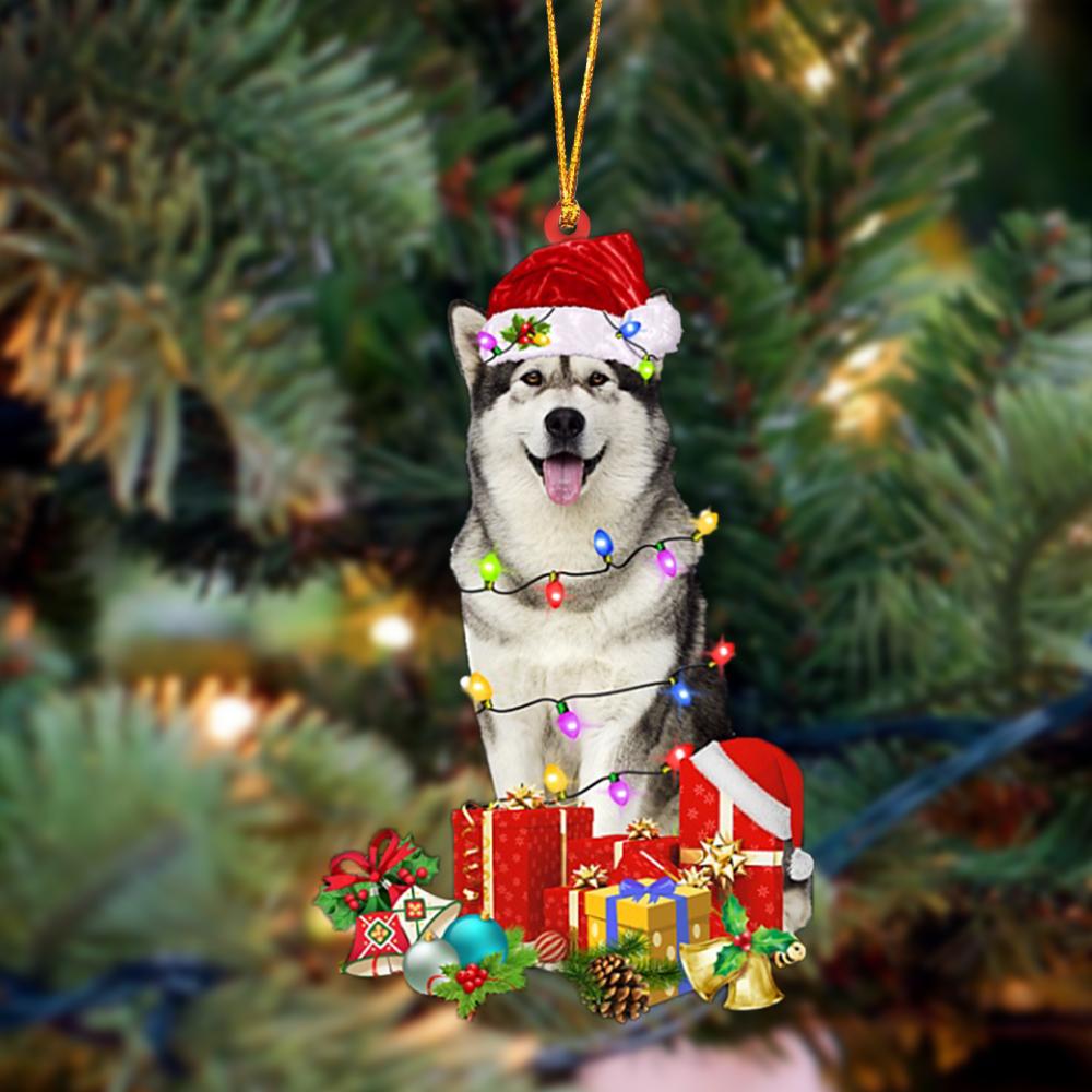 Ornament- Alaskan Malamute-Dog Be Christmas Tree Hanging Ornament, Happy Christmas Ornament, Car Ornament - Best gifts your whole family