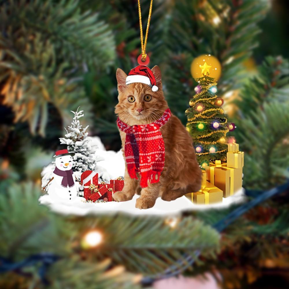 Ornament- American Bobtail Cat Christmas Ornament Dog Ornament, Car Ornament, Christmas Ornament - Best gifts your whole family