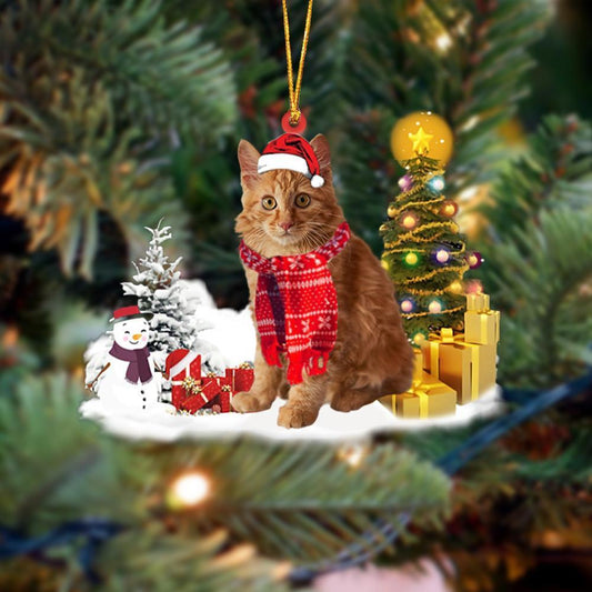 Ornament- American Bobtail Cat Christmas Ornament Dog Ornament, Car Ornament, Christmas Ornament - Best gifts your whole family