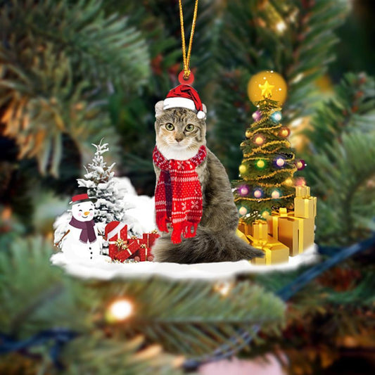 Ornament- American Curl Cat Christmas Ornament Dog Ornament, Car Ornament, Christmas Ornament - Best gifts your whole family