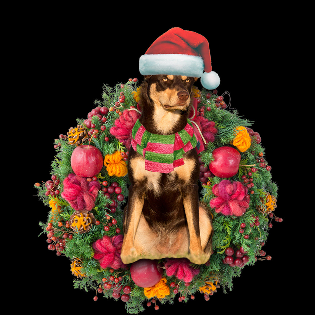 Ornament- Australian Kelpie Christmas Ornament, Happy Christmas Ornament, Car Ornament - Best gifts your whole family