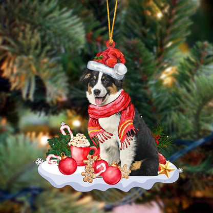 Ornament- Australian Shepherd 2-Better Christmas Hanging Ornament, Happy Christmas Ornament, Car Ornament - Best gifts your whole family