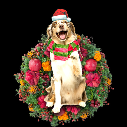 Ornament- Australian Shepherd Christmas Ornament, Happy Christmas Ornament, Car Ornament - Best gifts your whole family