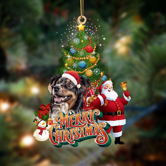 Ornament- Australian Shepherd-Christmas Tree&Dog Hanging Ornament, Happy Christmas Ornament, Car Ornament - Best gifts your whole family