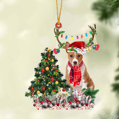 Ornament- Basenji-Christmas Tree Gift Hanging Ornament, Happy Christmas Ornament, Car Ornament - Best gifts your whole family
