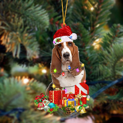 Ornament- Basset Hound-Dog Be Christmas Tree Hanging Ornament, Happy Christmas Ornament, Car Ornament - Best gifts your whole family