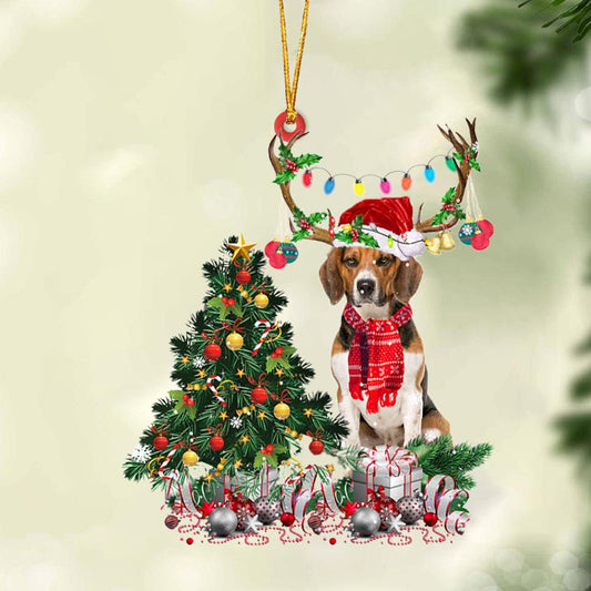 Ornament- Beagle 2-Christmas Tree Gift Hanging Ornament, Happy Christmas Ornament, Car Ornament - Best gifts your whole family