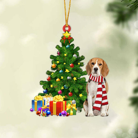 Ornament- Beagle-Christmas Star Hanging Ornament, Happy Christmas Ornament, Car Ornament - Best gifts your whole family