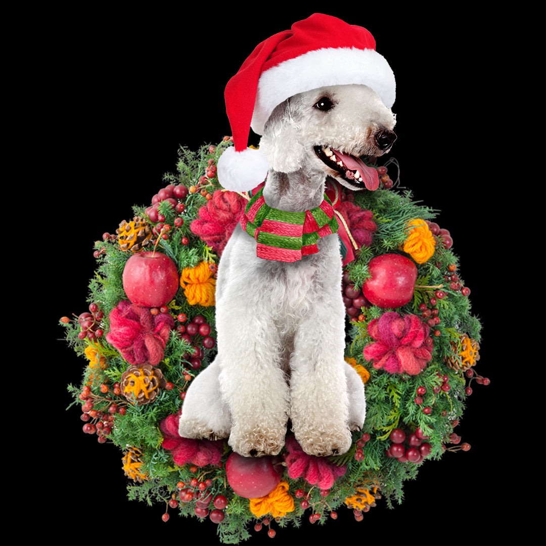 Ornament- Bedlington Christmas Ornament, Happy Christmas Ornament, Car Ornament - Best gifts your whole family