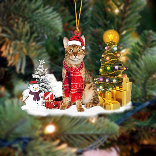 Ornament- Bengal Cat Christmas Ornament Dog Ornament, Car Ornament, Christmas Ornament - Best gifts your whole family