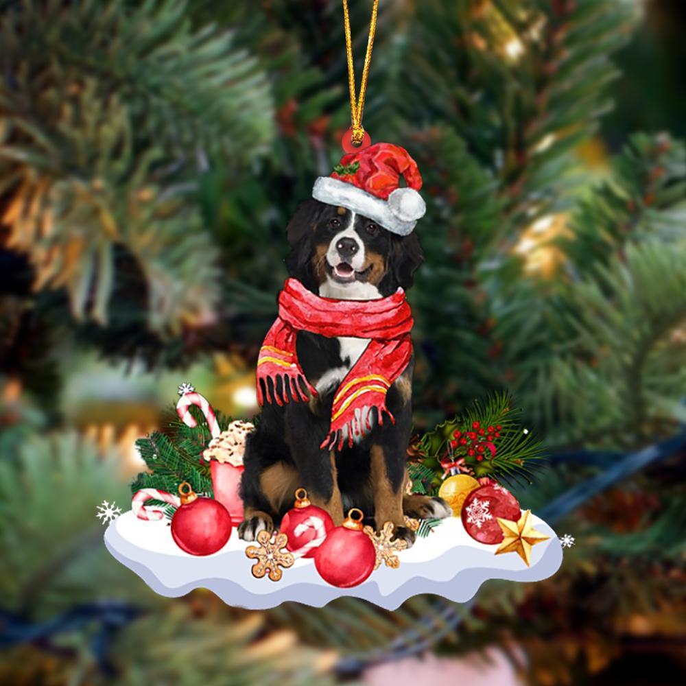 Ornament- Bernese Mountain Dog 2-Better Christmas Hanging Ornament, Happy Christmas Ornament, Car Ornament - Best gifts your whole family