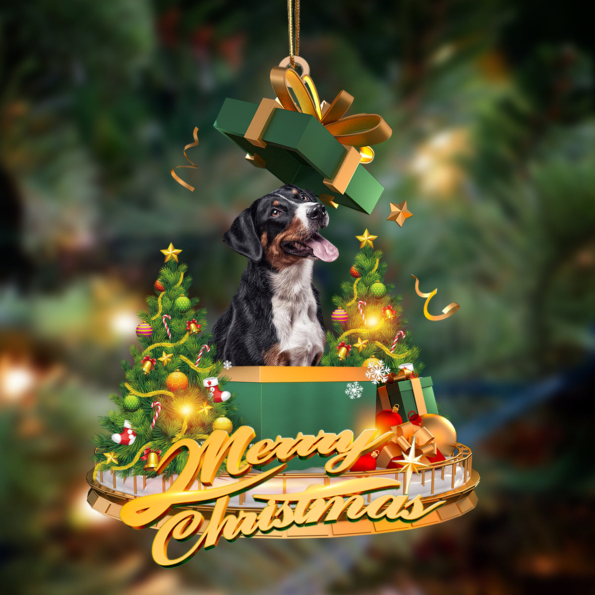 Ornament- Border Collie-Christmas Gifts&dogs Hanging Ornament, Happy Christmas Ornament, Car Ornament - Best gifts your whole family