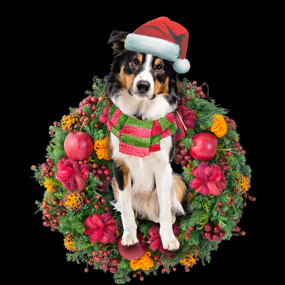 Ornament- Border Collie Christmas Ornament, Happy Christmas Ornament, Car Ornament - Best gifts your whole family