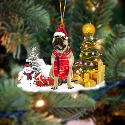 Ornament- Bull mastiff Christmas Ornament Dog Ornament, Car Ornament, Christmas Ornament - Best gifts your whole family