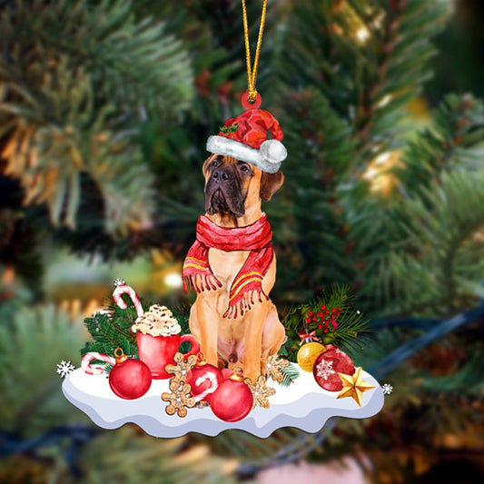 Ornament- Bullmastiff 3-Better Christmas Hanging Ornament, Happy Christmas Ornament, Car Ornament - Best gifts your whole family