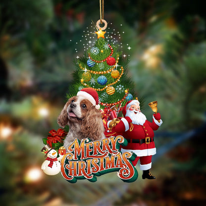 Ornament- Cavalier King Spaniel-Christmas Tree&Dog Hanging Ornament, Happy Christmas Ornament, Car Ornament - Best gifts your whole family