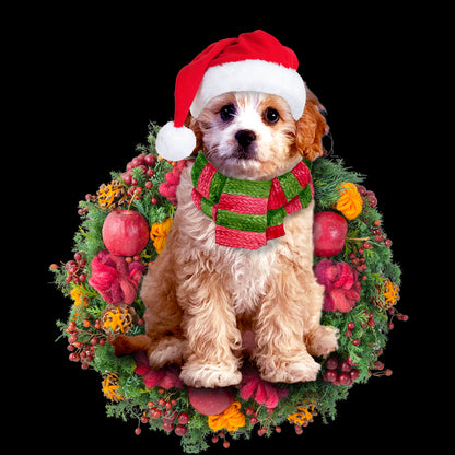 Ornament- Cavoodle Christmas Ornament, Happy Christmas Ornament, Car Ornament - Best gifts your whole family