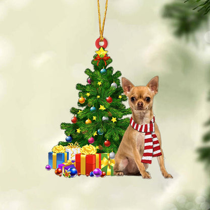 Ornament- Chihuahua-Christmas Star Hanging Ornament, Happy Christmas Ornament, Car Ornament - Best gifts your whole family
