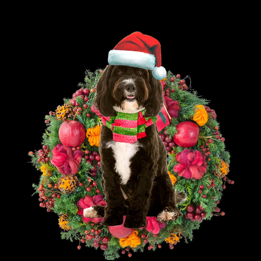 Ornament- Cockapoo Christmas Ornament, Happy Christmas Ornament, Car Ornament - Best gifts your whole family