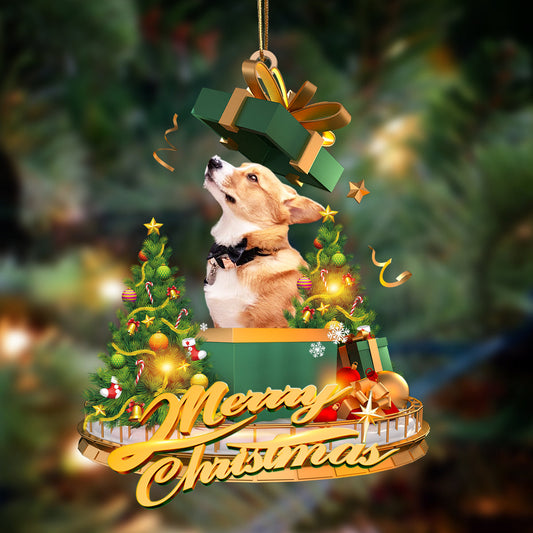 Ornament- Corgi-Christmas Gifts&dogs Hanging Ornament, Happy Christmas Ornament, Car Ornament - Best gifts your whole family