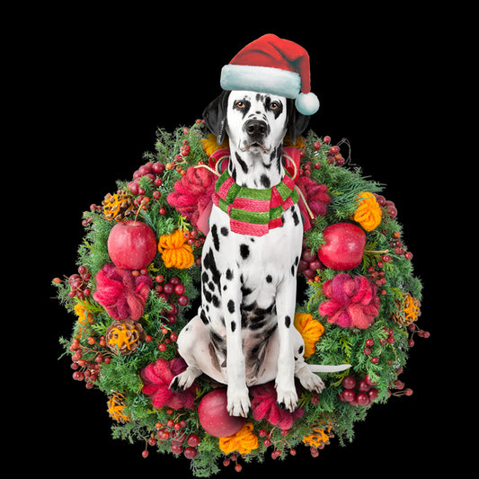 Ornament- Dalmatian Christmas Ornament, Happy Christmas Ornament, Car Ornament - Best gifts your whole family