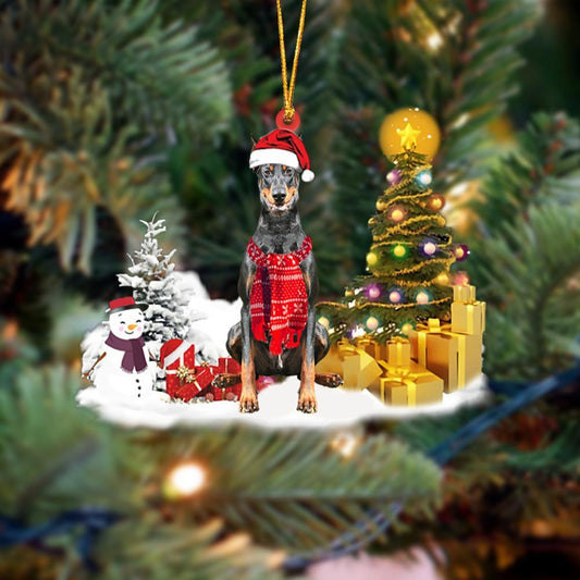 Ornament- Doberman Christmas Ornament Dog Ornament, Car Ornament, Christmas Ornament - Best gifts your whole family