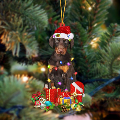 Ornament- Dobermann-Dog Be Christmas Tree Hanging Ornament, Happy Christmas Ornament, Car Ornament - Best gifts your whole family