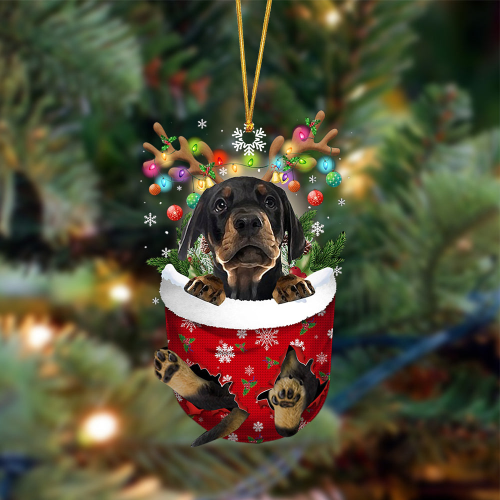 Ornament- Dobermann Pinscher-In Christmas Pocket Two Sides Ornament, Happy Christmas Ornament, Car Ornament - Best gifts your whole family