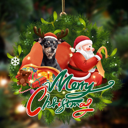 Ornament- Dobermann-Santa & dog Hanging Ornament, Happy Christmas Ornament, Car Ornament - Best gifts your whole family