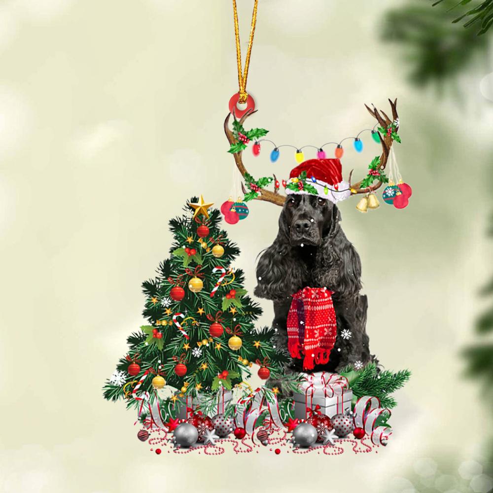 Ornament- English Cocker Spaniel 1-Christmas Tree Gift Hanging Ornament, Christmas Ornament, Car Ornament - Best gifts your whole family