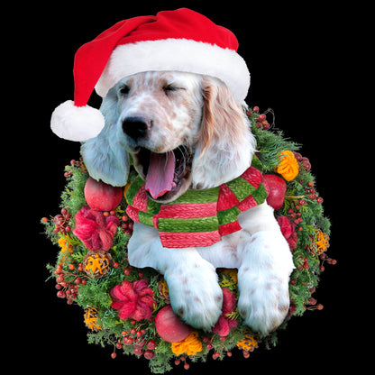 Ornament- English Setter Christmas Ornament, Happy Christmas Ornament, Car Ornament - Best gifts your whole family