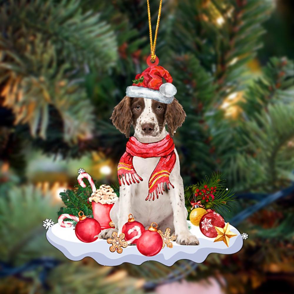Ornament- English Springer Spaniel 1-Better Christmas Hanging Ornament, Christmas Ornament, Car Ornament - Best gifts your whole family