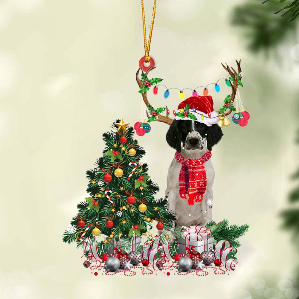 Ornament- English Springer Spaniel 2-Christmas Tree Gift Hanging Ornament, Christmas Ornament, Car Ornament - Best gifts your whole family