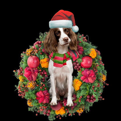 Ornament- English Springer Spaniel Christmas Ornament, Happy Christmas Ornament, Car Ornament - Best gifts your whole family