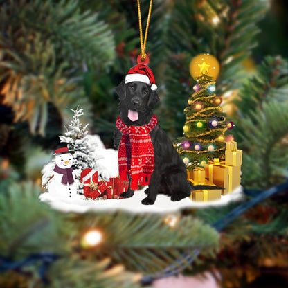 Ornament- Flat Coat Retrievers Christmas Ornament Dog Ornament, Car Ornament, Christmas Ornament - Best gifts your whole family