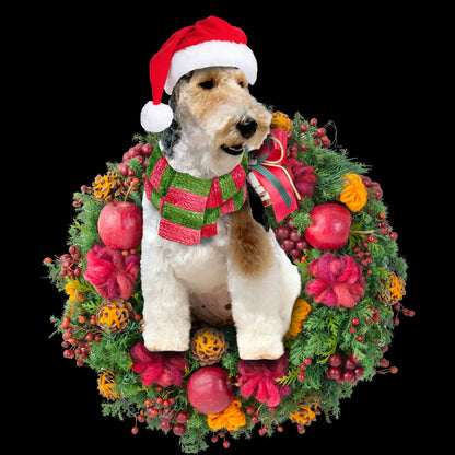 Ornament- Fox Terrier Christmas Ornament, Happy Christmas Ornament, Car Ornament - Best gifts your whole family