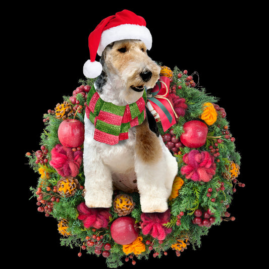 Ornament- Fox Terrier Christmas Ornament, Happy Christmas Ornament, Car Ornament - Best gifts your whole family