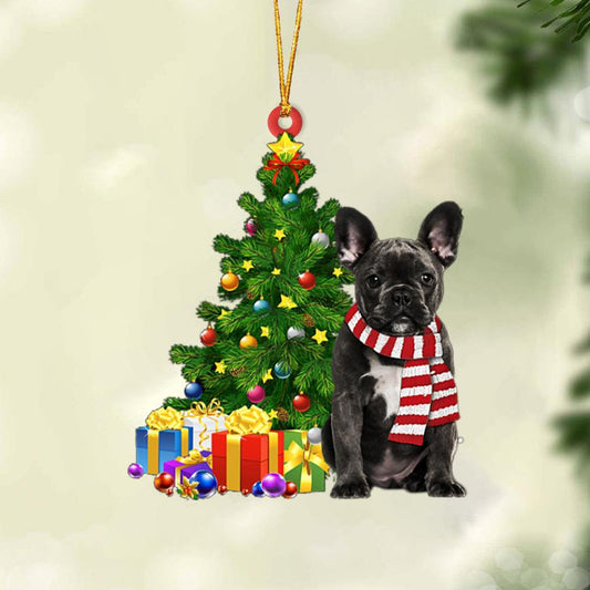 Ornament- French Bulldog 2-Christmas Star Hanging Ornament, Happy Christmas Ornament, Car Ornament - Best gifts your whole family
