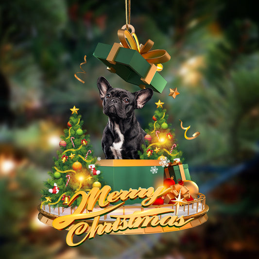 Ornament- French Bulldog 4-Christmas Gifts&dogs Hanging Ornament, Happy Christmas Ornament, Car Ornament - Best gifts your whole family